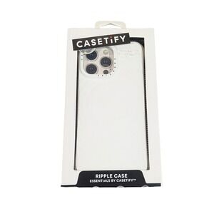 U2N CASETiFY Essentials Ripple Case w/ Magsafe for iPhone 16 Pro Max - White